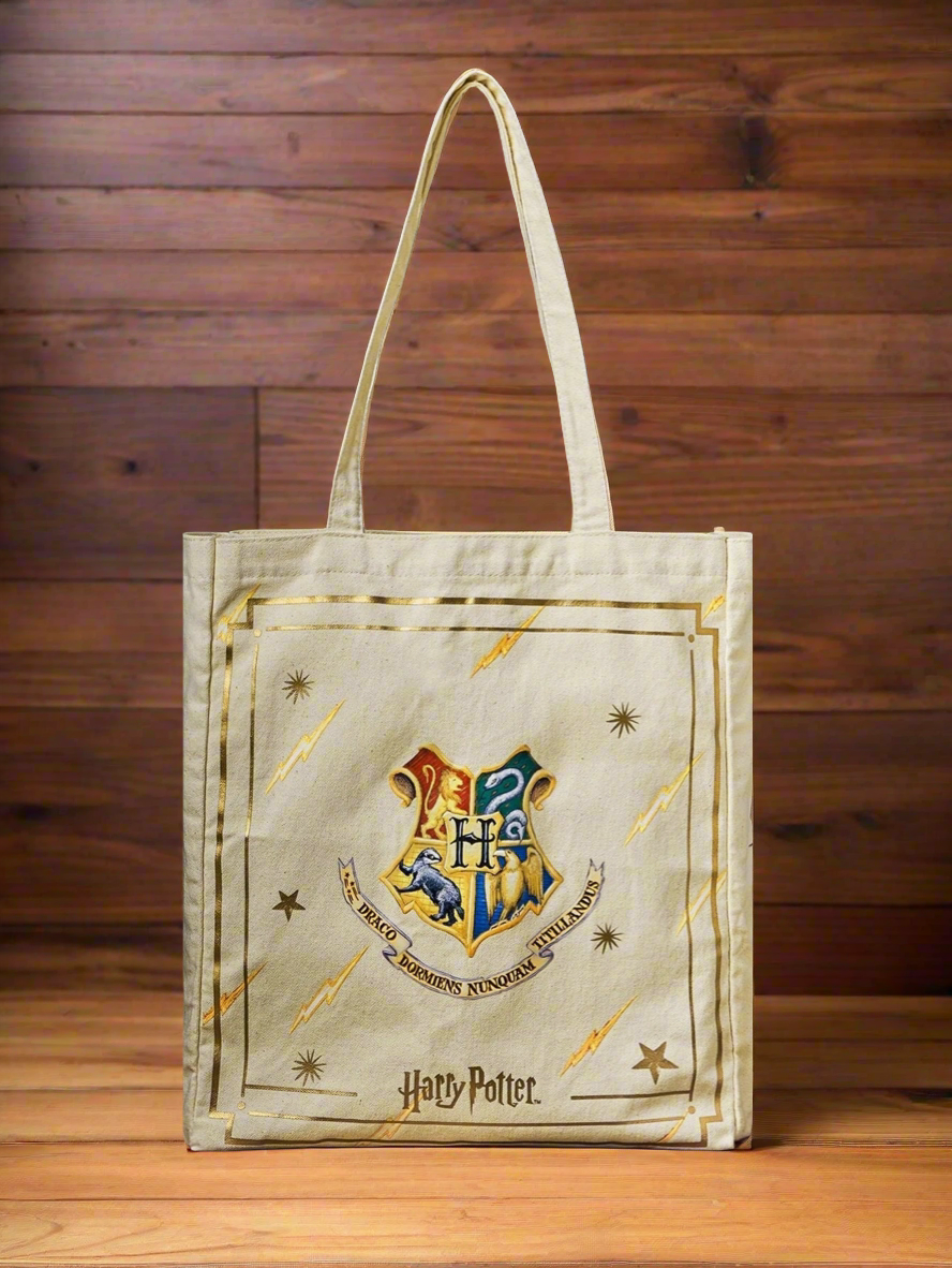 Harry Potter Hogwarts Crest Tote Bag