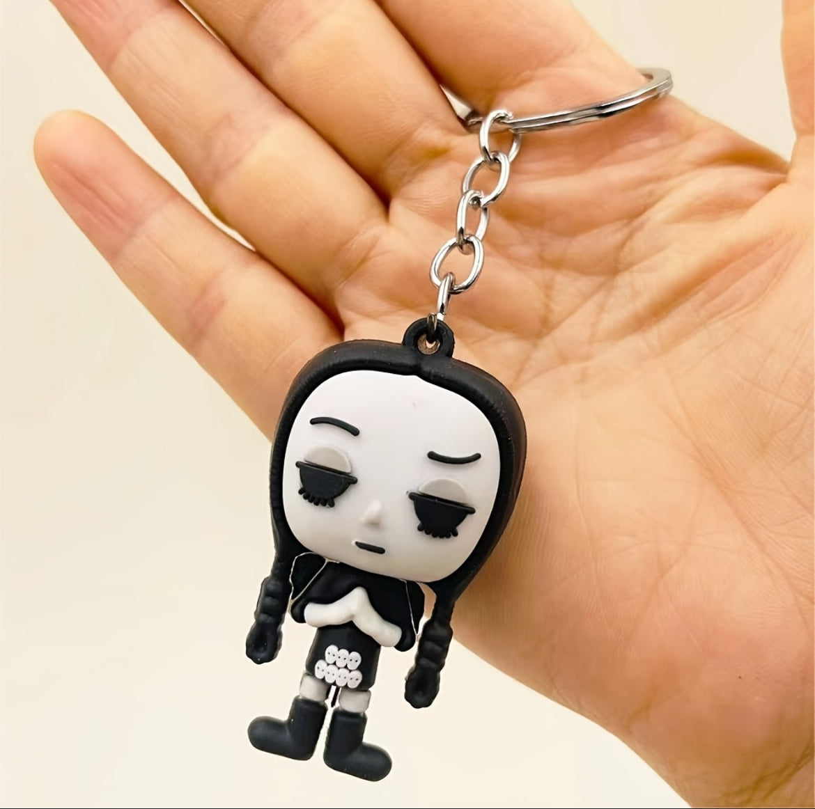 Wednesday Addams Keychain