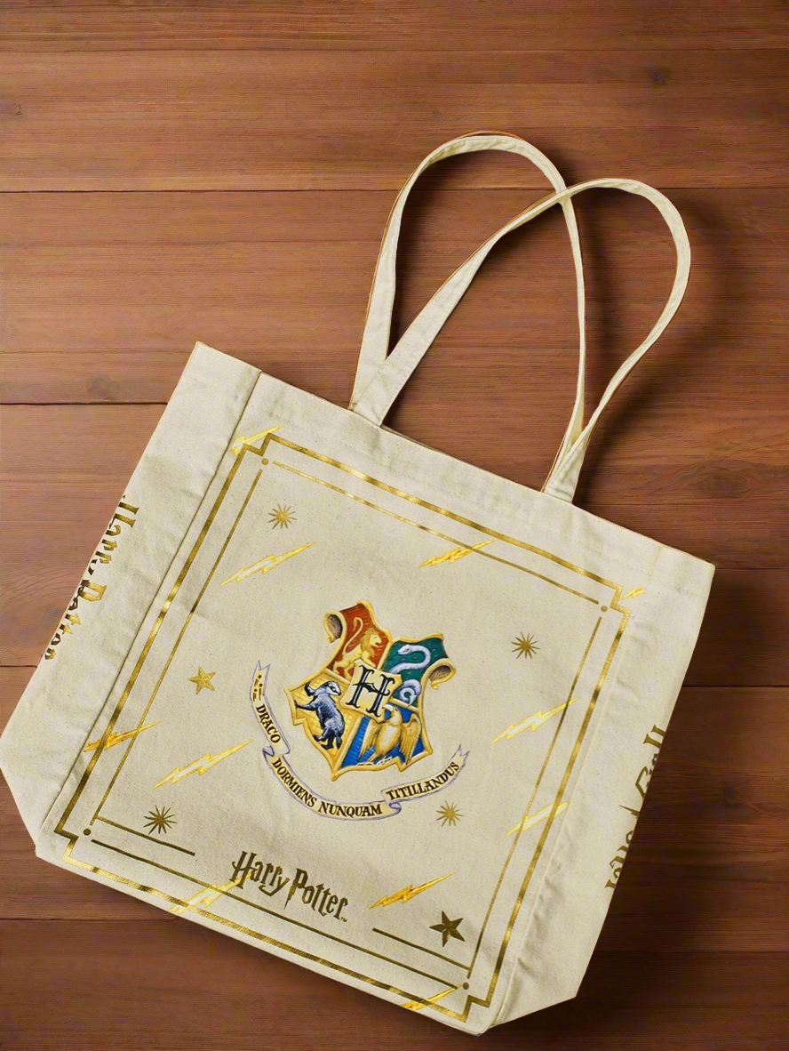 Harry Potter Hogwarts Crest Tote Bag