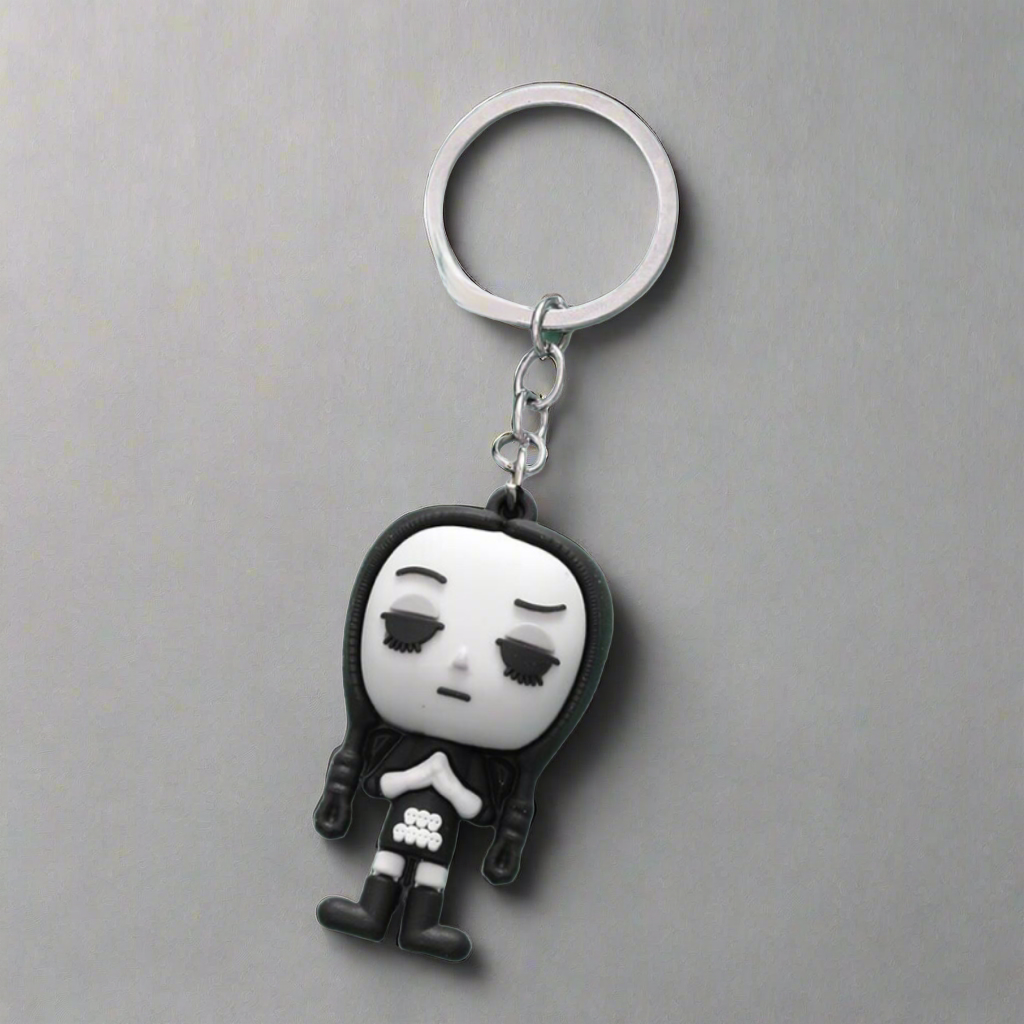 Wednesday Addams Keychain