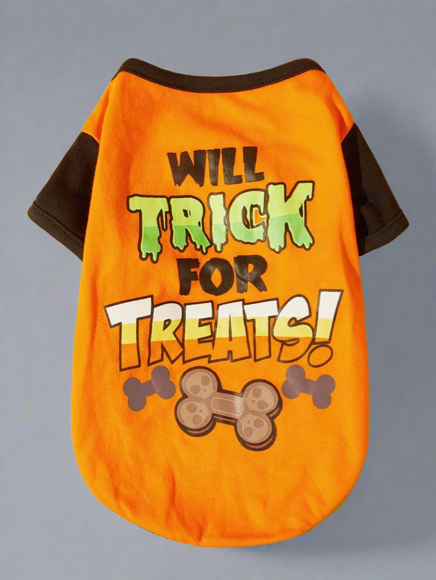 Halloween Trick for Treats Pet Clothing