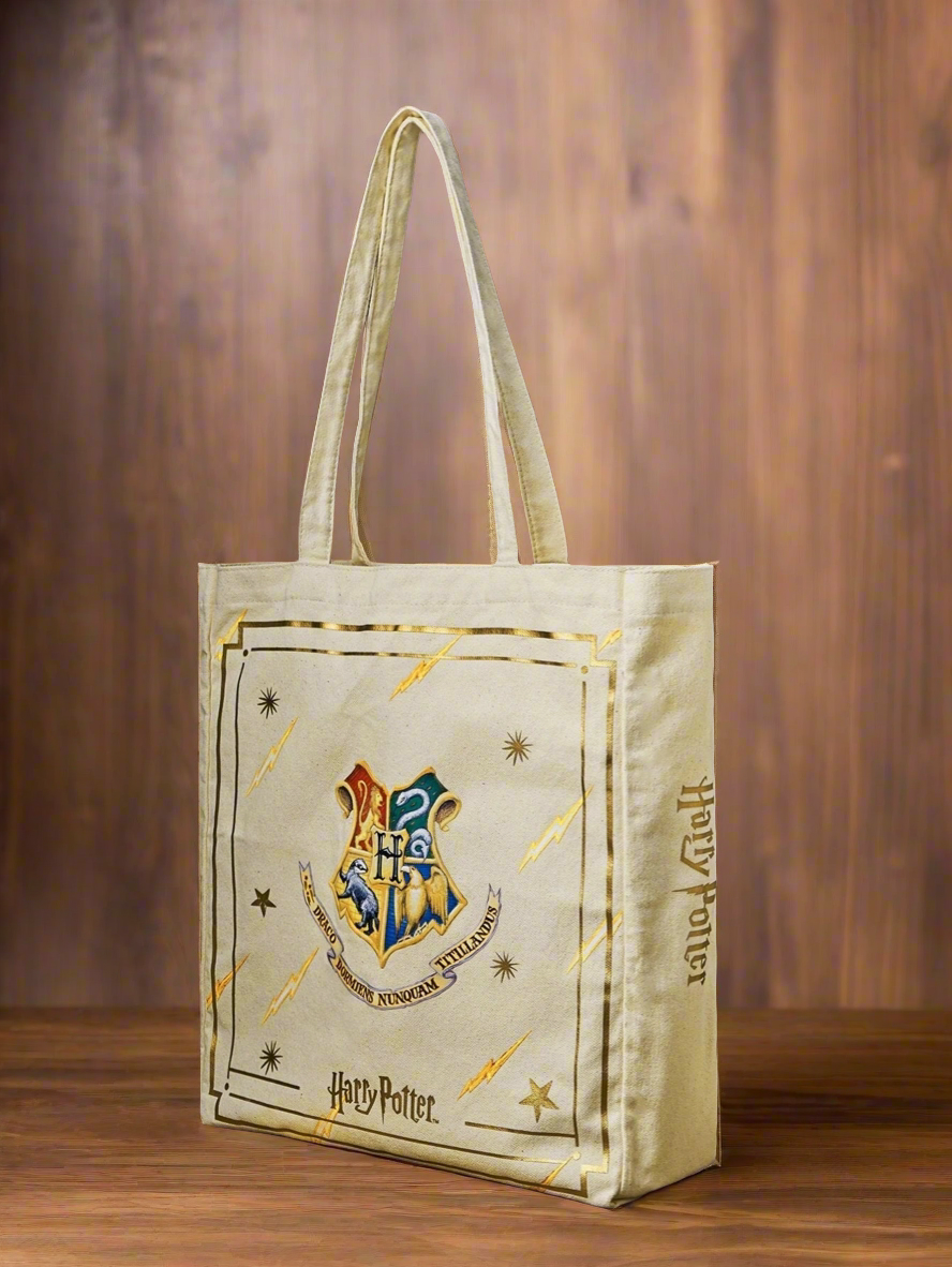 Harry Potter Hogwarts Crest Tote Bag