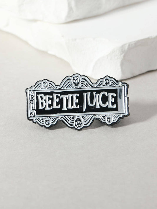 Beetlejuice Brooch