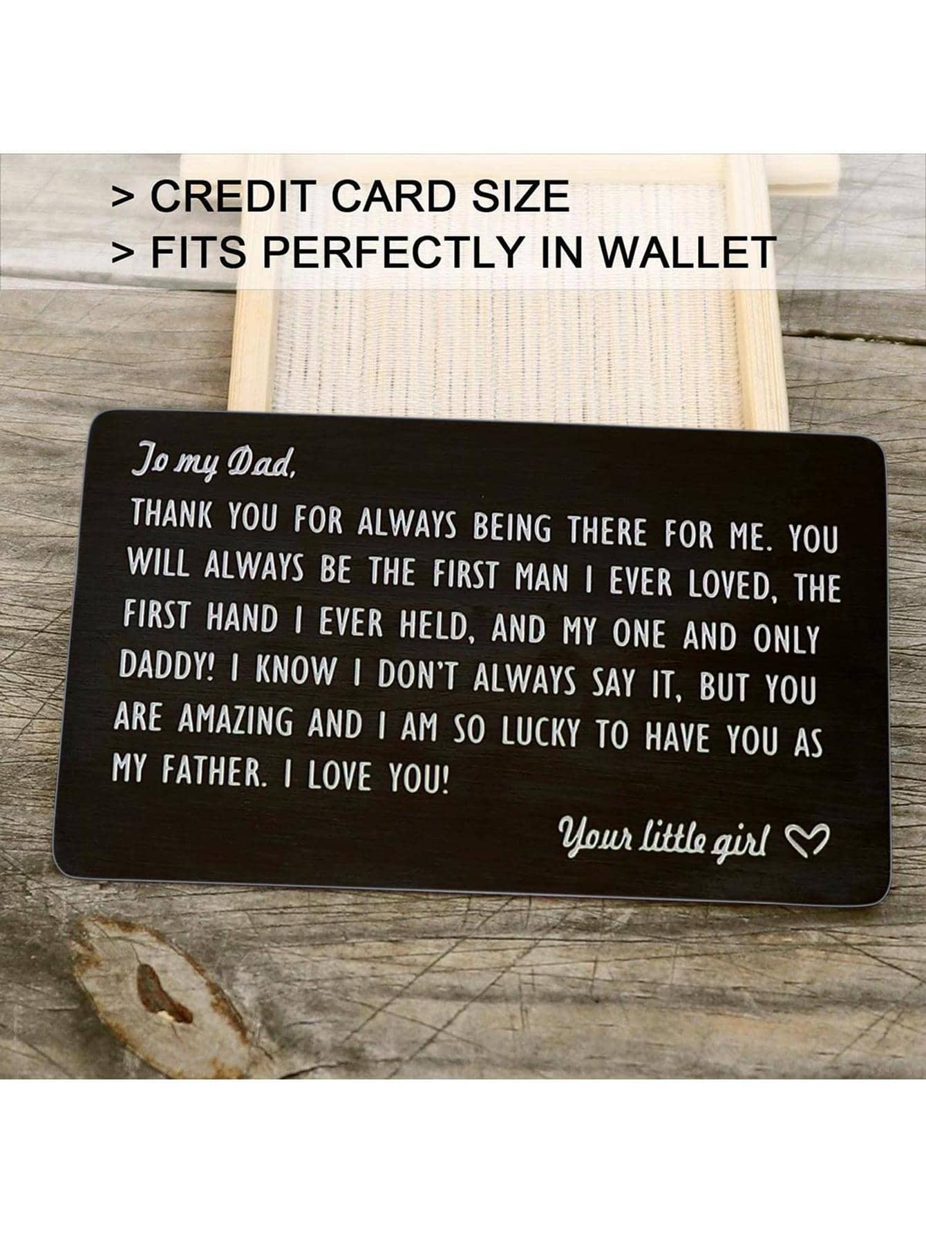 Dad Wallet Card