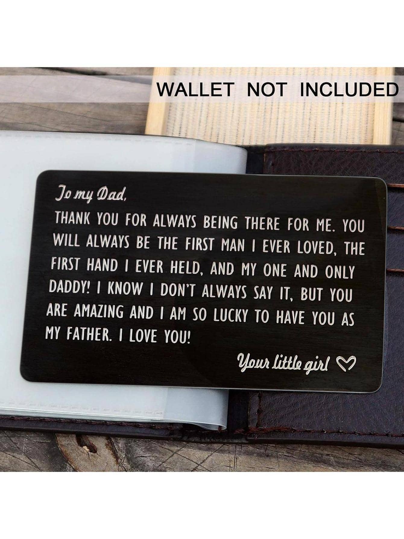 Dad Wallet Card