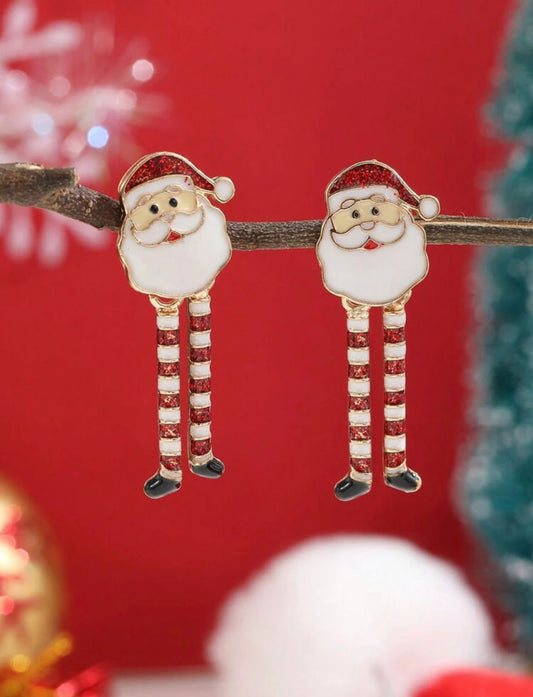 Santa Dangle Earrings