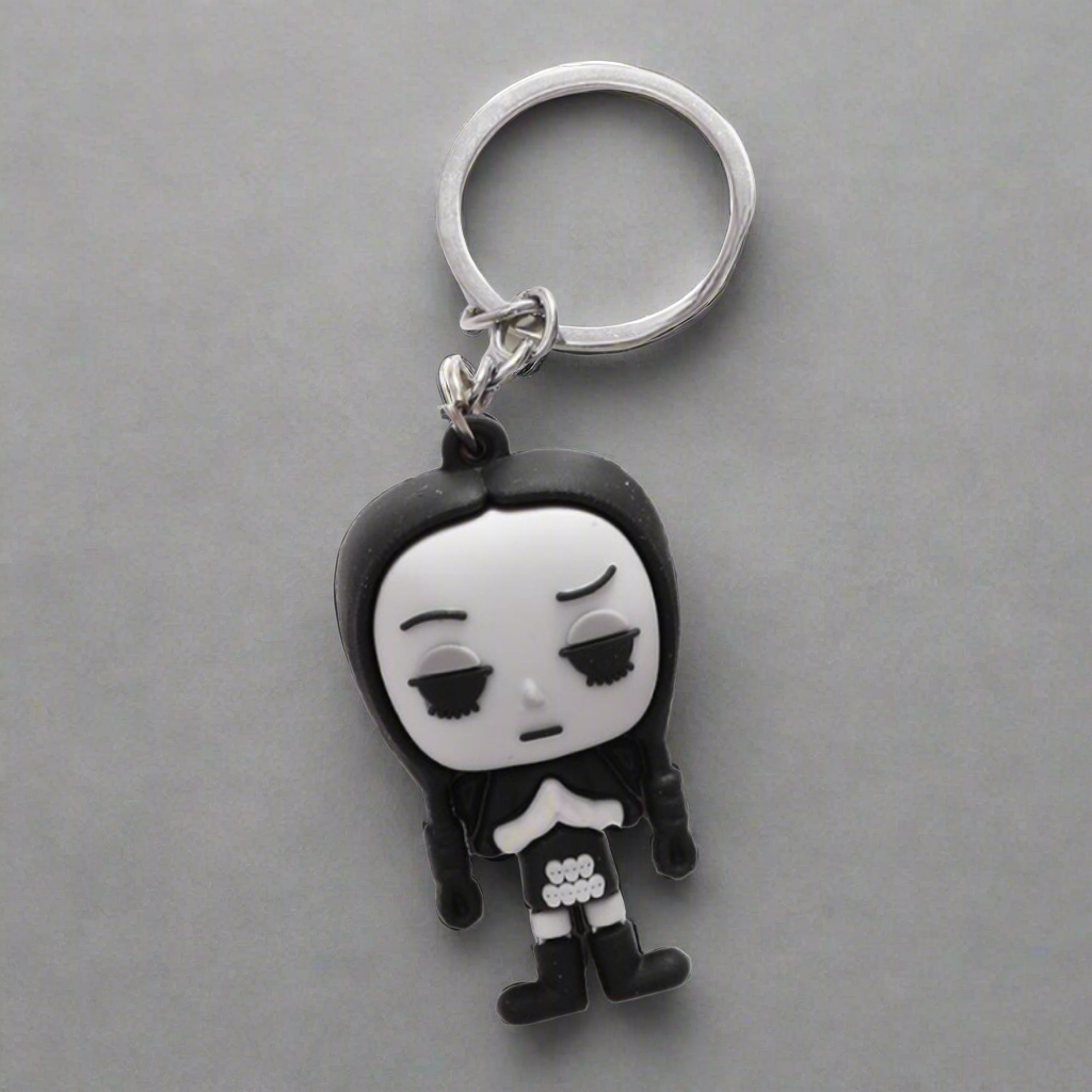 Wednesday Addams Keychain