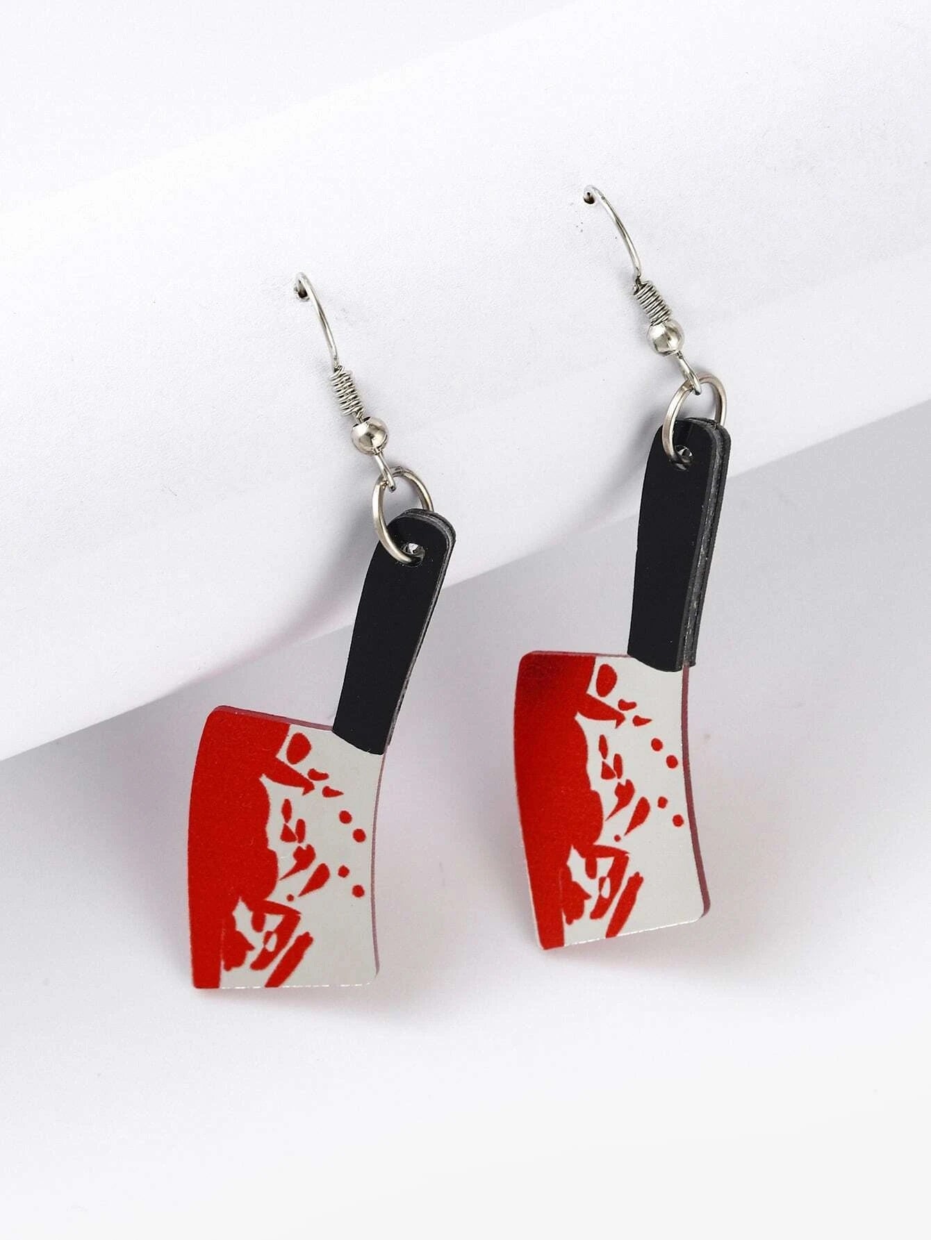 Bloody Cleaver Earrings