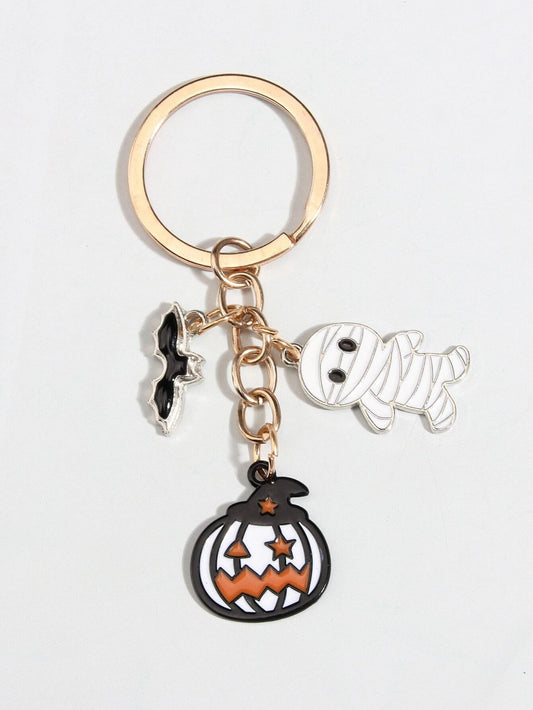 Halloween Pumpkin Keychain