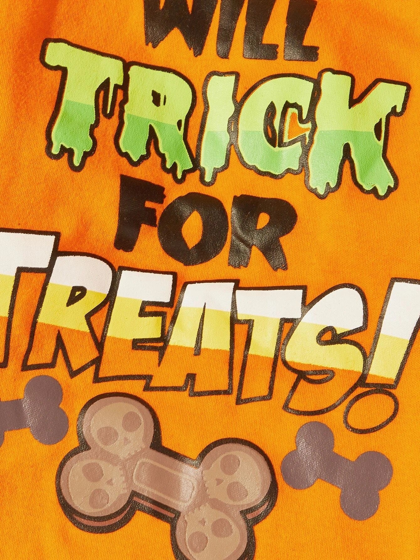 Halloween Trick for Treats Pet Clothing