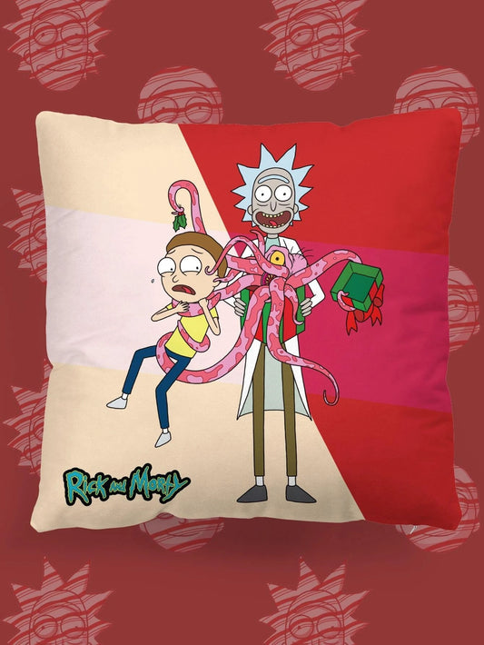 Rick and Morty Christmas Monster Scatter Cushion