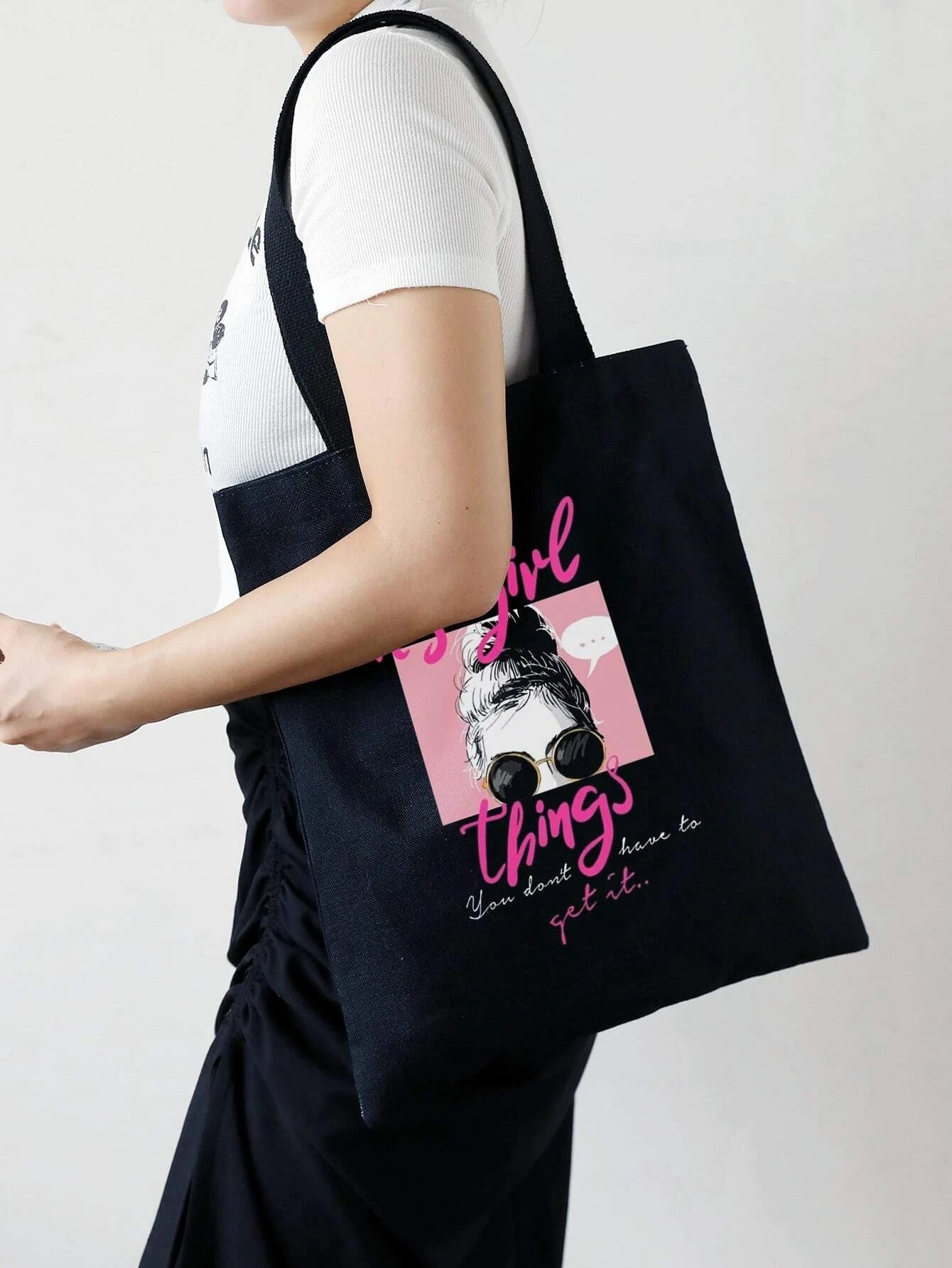 It’s Girl Things Shopper Tote Bag