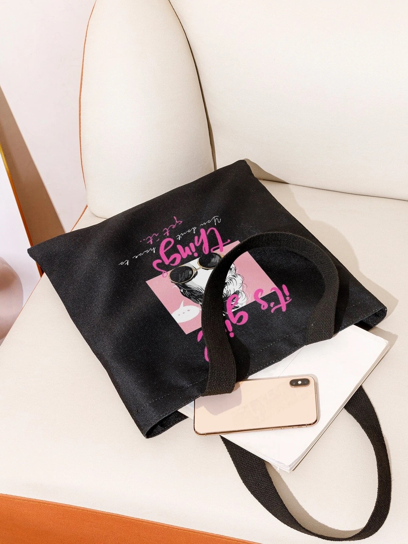 It’s Girl Things Shopper Tote Bag