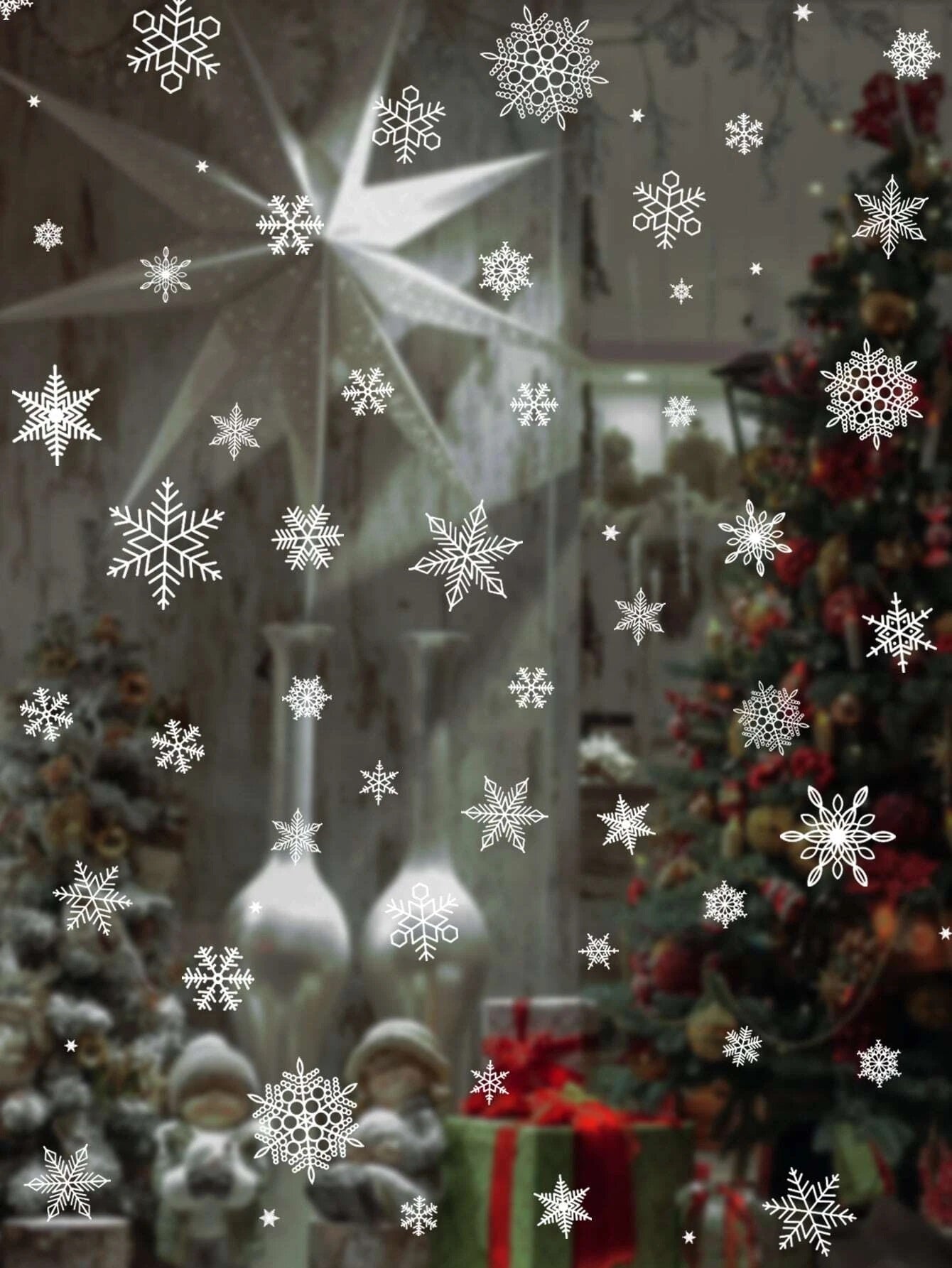 Christmas Snowflake Window Stickers